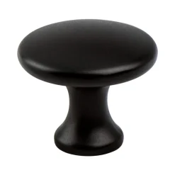 Berenson Contemporary Advantage Five Knob in Matte Black - Round