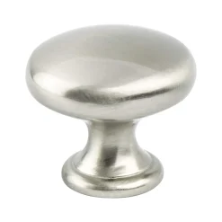 Berenson Contemporary Advantage Four Knob in Brushed Nickel - Round