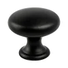 Berenson Contemporary Advantage Four Knob in Matte Black - Round