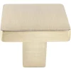 Berenson Contemporary Advantage One Knob in Champagne - Square