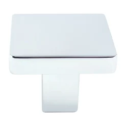 Berenson Contemporary Advantage One Knob in Polished Chrome - Square