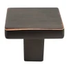 Berenson Contemporary Advantage One Knob in Verona Bronze - Square