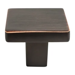 Berenson Contemporary Advantage One Knob in Verona Bronze - Square