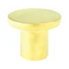 Berenson Disc Knob in Soft Gold