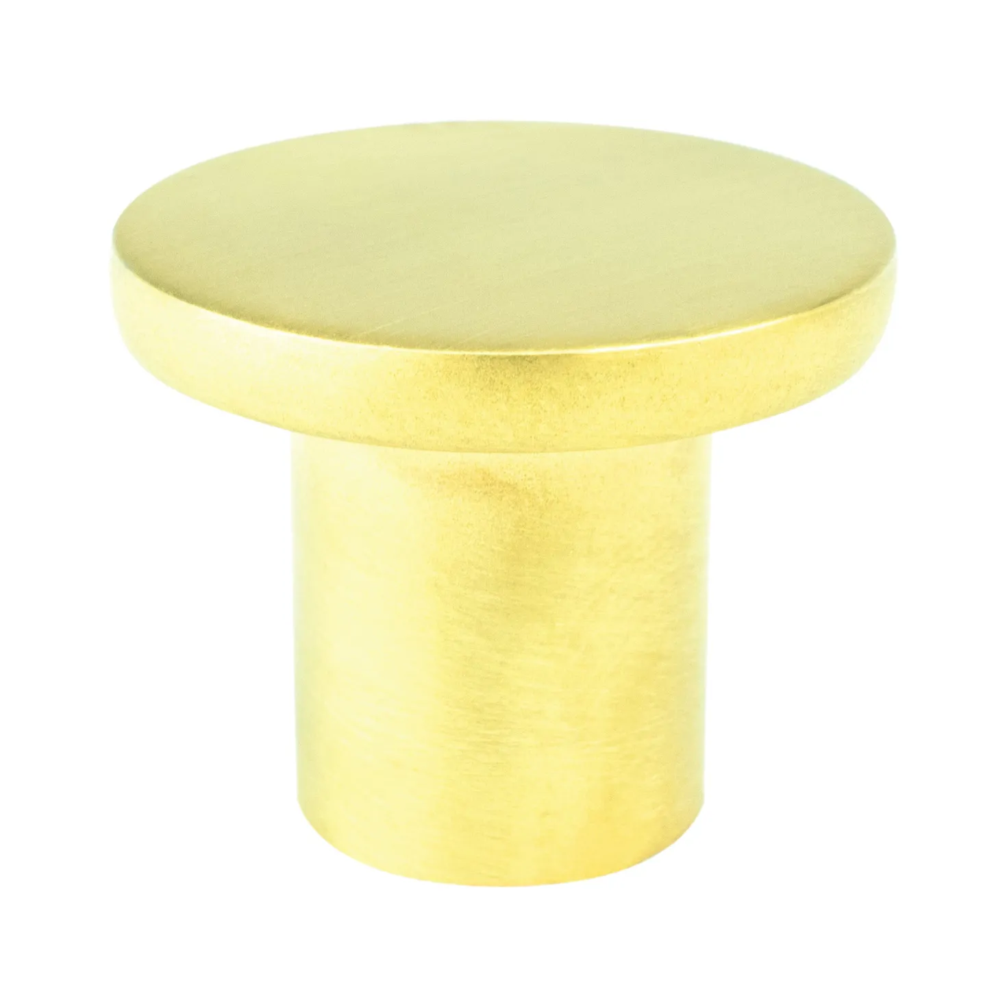 Berenson Disc Knob in Soft Gold