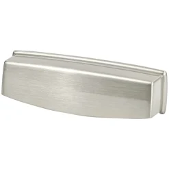 Berenson Emerling Cup Pull in Brushed Nickel