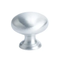 Berenson Plymouth Knob in Satin Chrome - Round