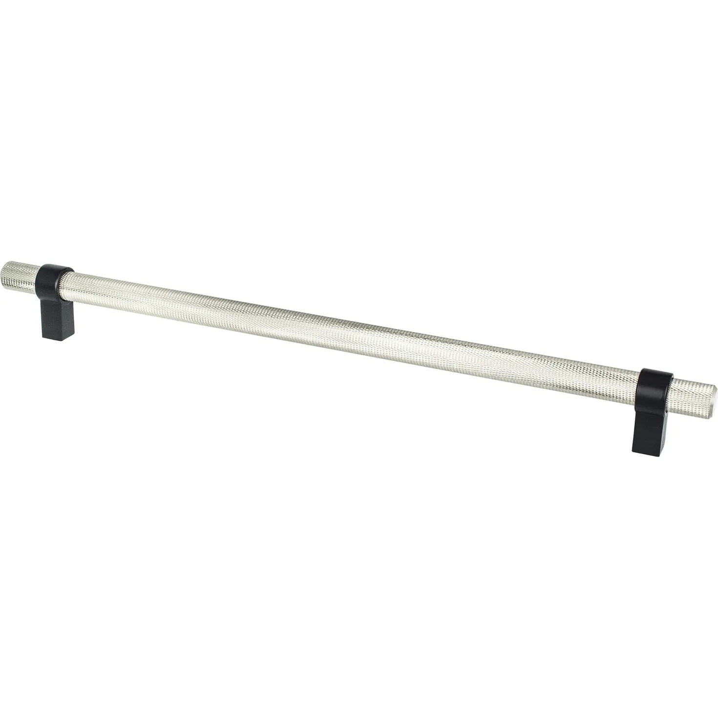 Berenson Radial Reign Appliance Pull in Brushed Nickel and Matte Black