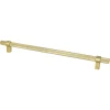 Berenson Radial Reign Appliance Pull in Modern Brushed Gold