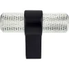 Berenson Radial Reign Knob in Brushed Nickel and Matte Black
