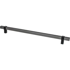 Berenson Rivet Rebel Appliance Pull in Slate and Matte Black