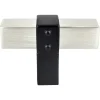 Berenson Rivet Rebel Knob in Brushed Nickel and Matte Black