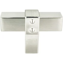 Berenson Rivet Rebel Knob in Brushed Nickel