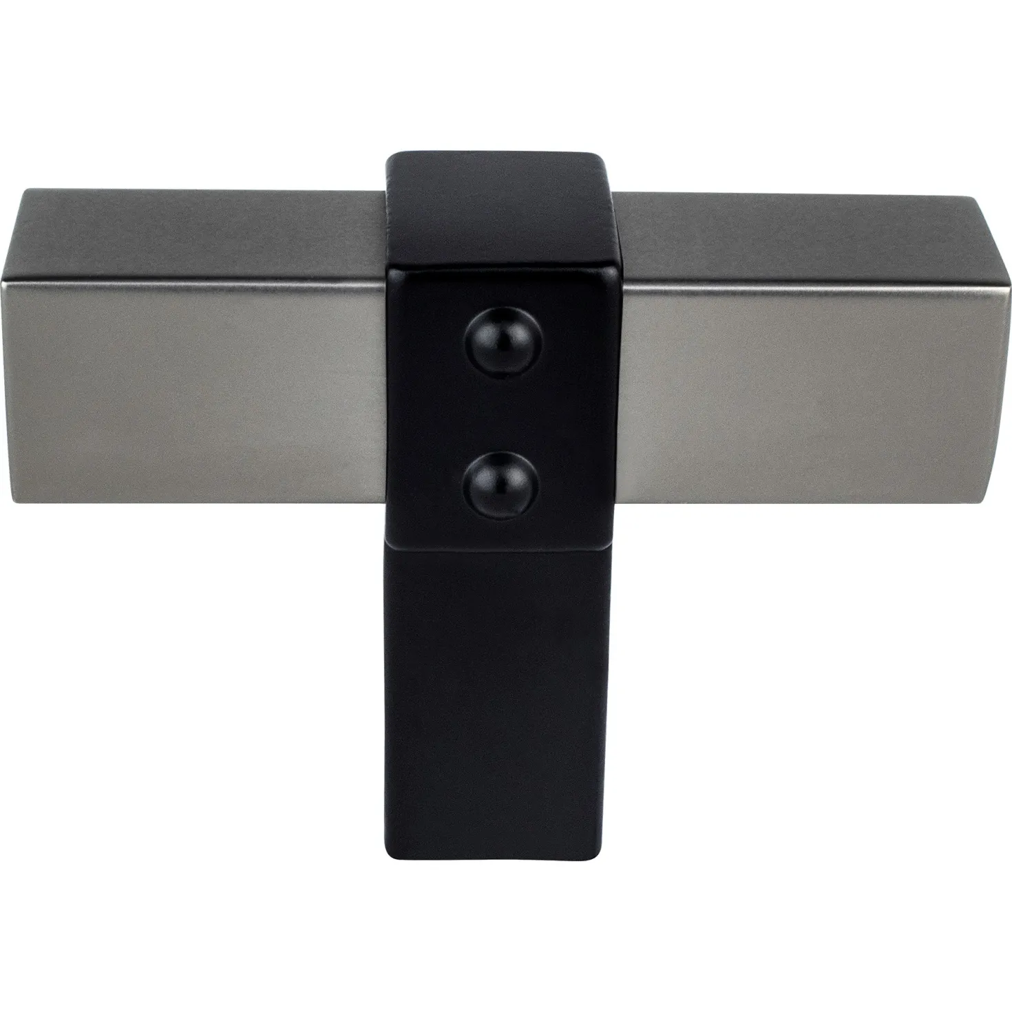 Berenson Rivet Rebel Knob in Slate and Matte Black