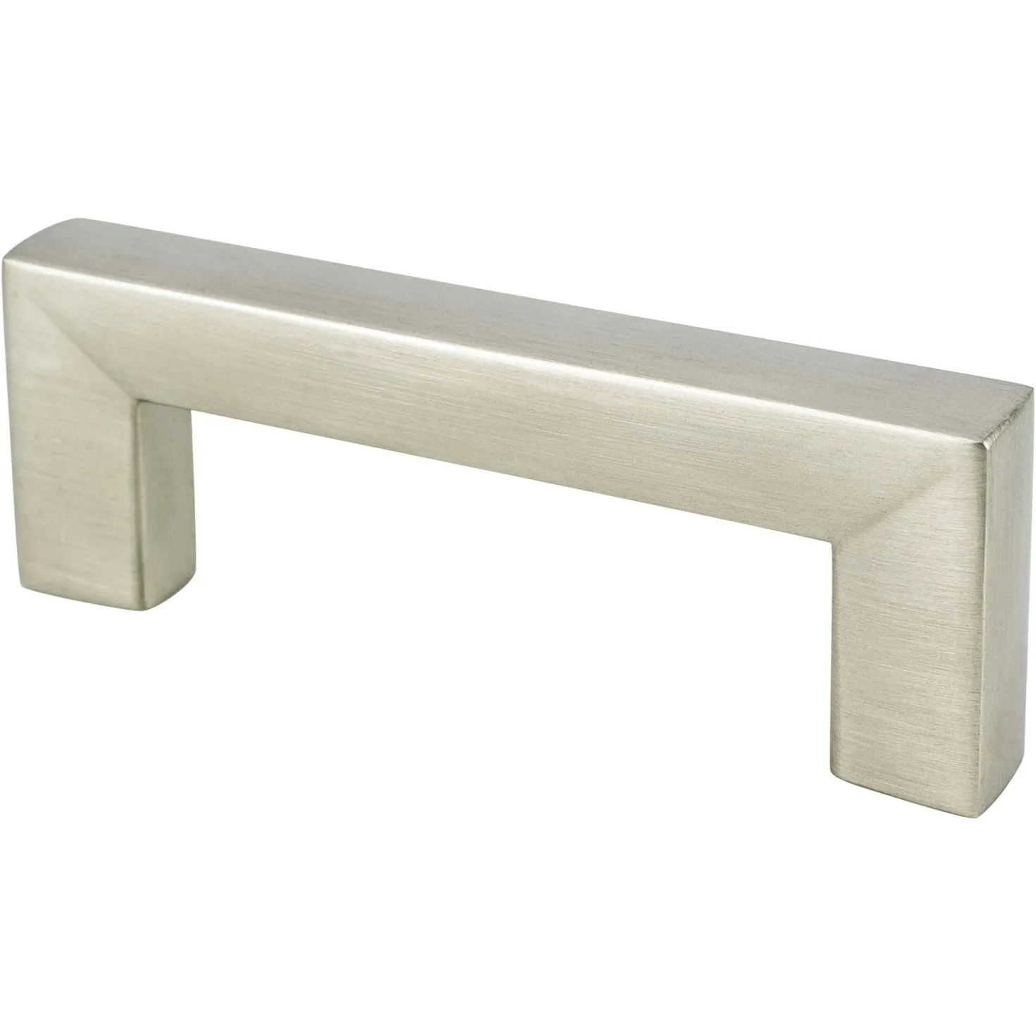Berenson Square Pull in Brushed Nickel - Square