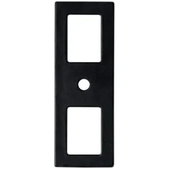 Berenson Statler Backplate in Matte Black