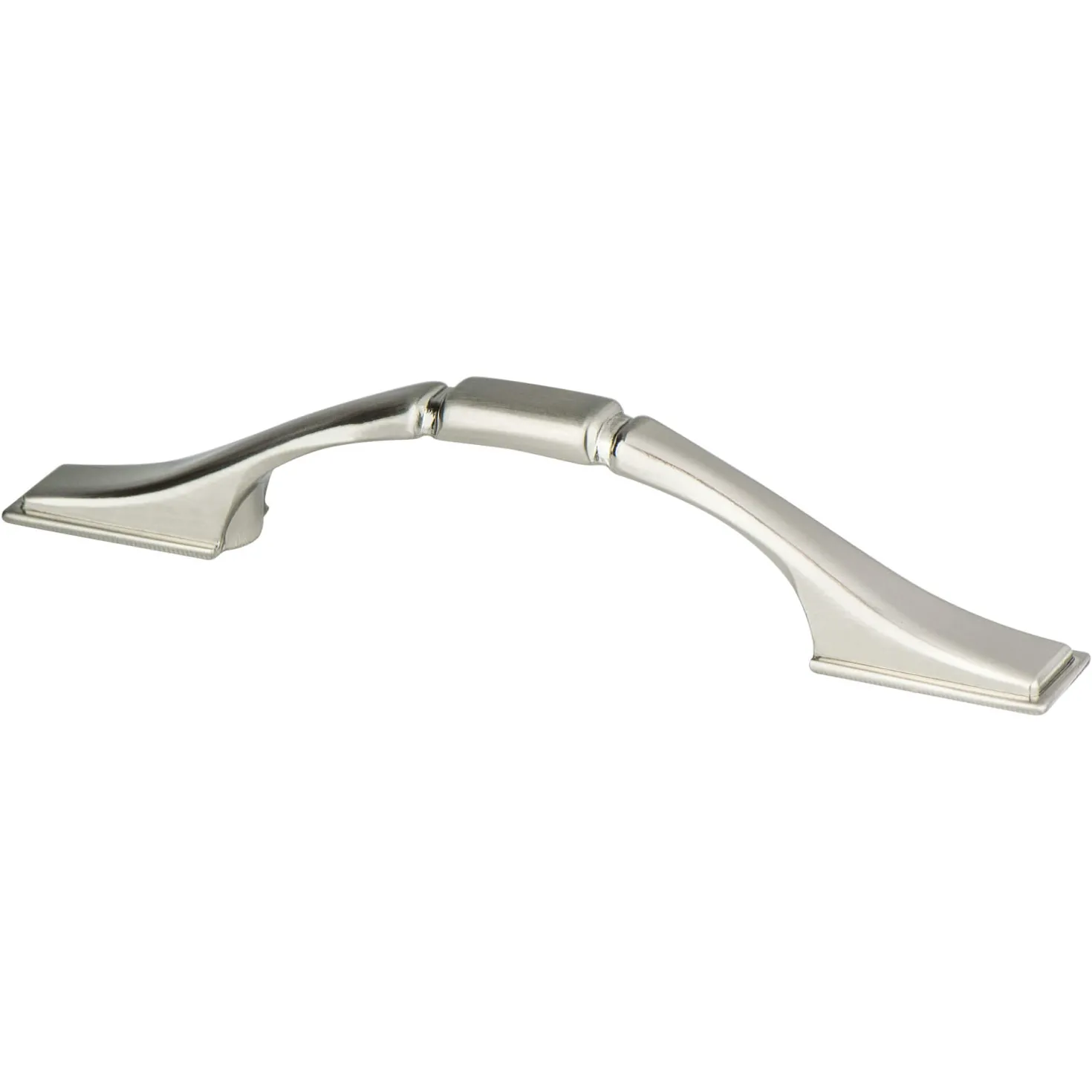 Berenson Traditional Advantage One Pull in Brushed Nickel - Square