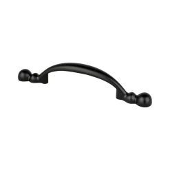 Berenson Traditional Advantage Four Pull in Matte Black - Round