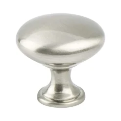 Berenson Traditional Advantage One Knob in Brushed Nickel - Round