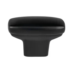 Berenson Transitional Advantage One Knob in Matte Black - Round