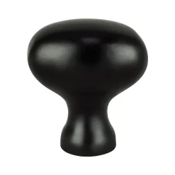 Berenson Transitional Advantage Three Knob in Matte Black