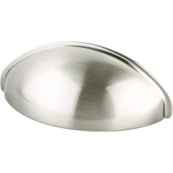 Berenson Transitional Advantage Three Cup Pull in Brushed Nickel