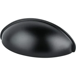 Berenson Transitional Advantage Three Cup Pull in Matte Black
