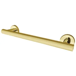 Berwyn 12" Stainless Steel Grab Bar in Polished Brass