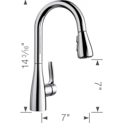 BLANCO Atura Pull-Down Bar Faucet