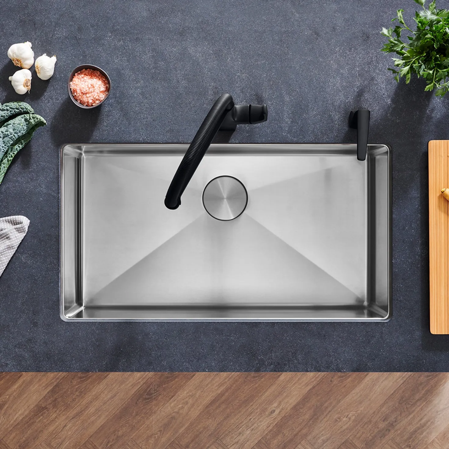 BLANCO Capflow Decorative Stainless Drain Cover
