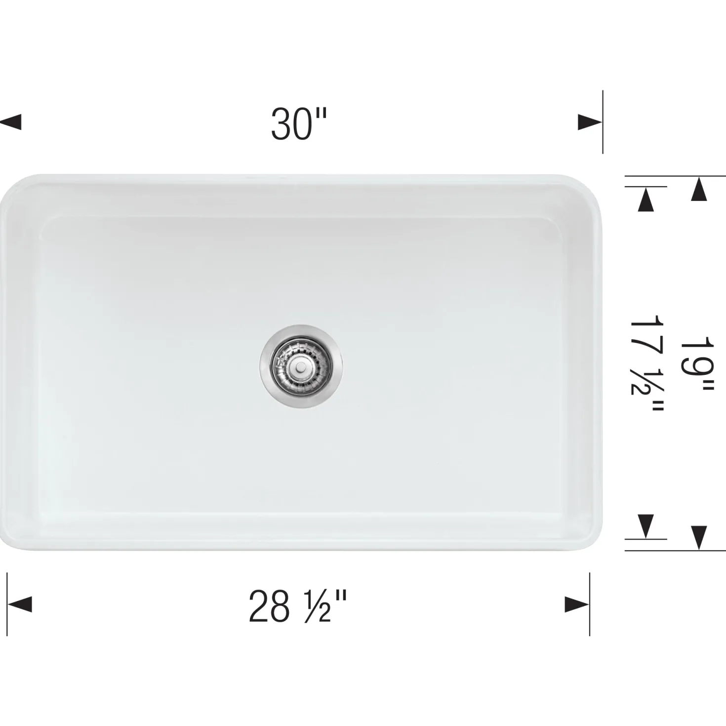 BLANCO 30" Cerana Apron Front Fireclay Kitchen Sink