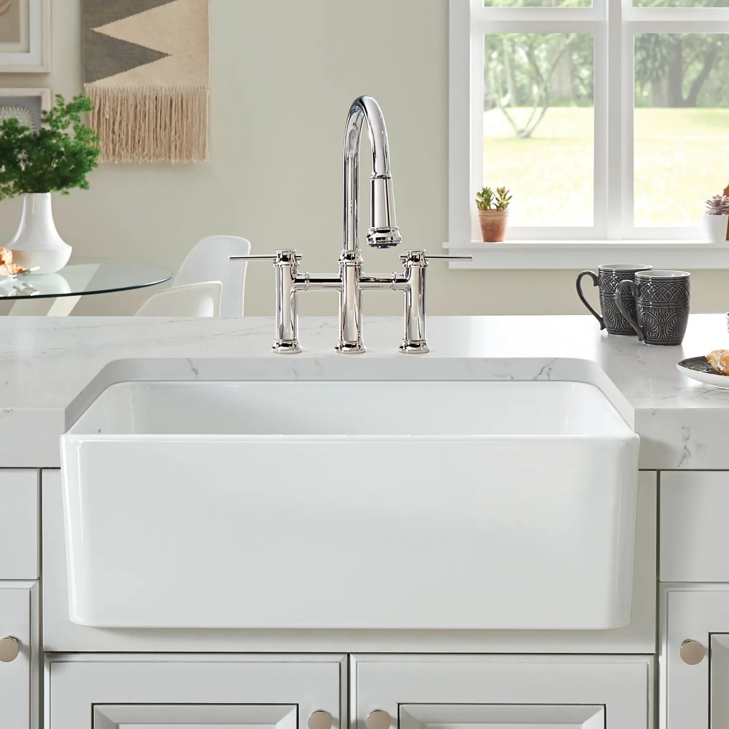 BLANCO 30" Cerana Apron Front Fireclay Kitchen Sink