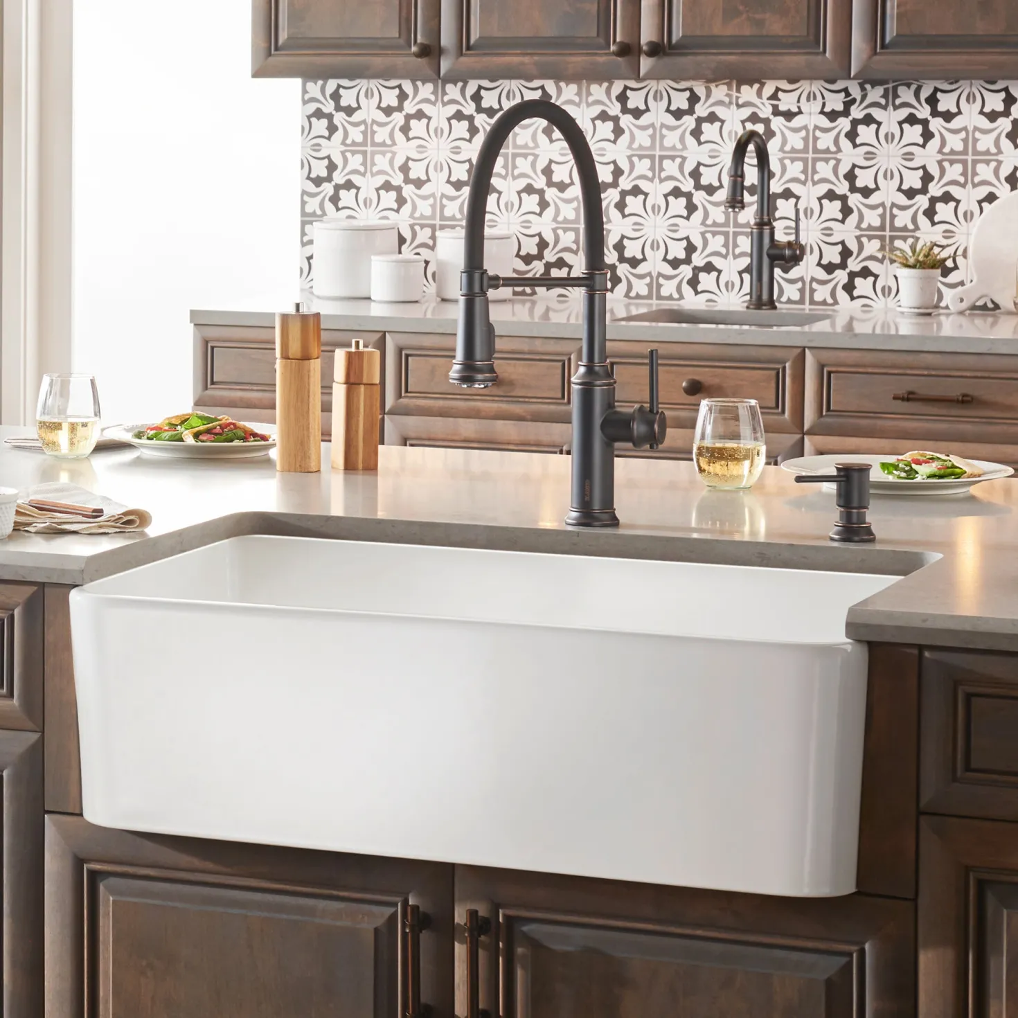 BLANCO 33" Cerana Apron Front Fireclay Kitchen Sink