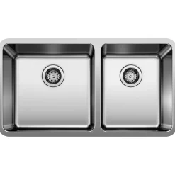 BLANCO Formera 33" 60/40 Double Bowl Undermount Kitchen Sink