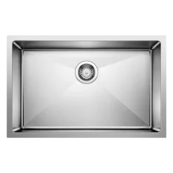 BLANCO Quatrus Small Radius 28" Single Bowl Stainless Kitchen Sink