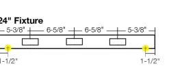 Blank Under Cabinet Power Strip - Shell Only
