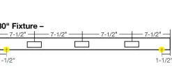 Blank Under Cabinet Power Strip - Shell Only