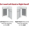 Blind Corner Organizer Swing-out for 15" Opening - Left of Blind