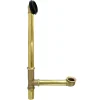 16" Brass Tub Drain and Overflow Rough-in