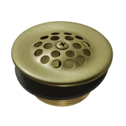 Brass Tub Drain in Antique Brass