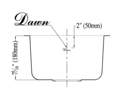 BS1215 14" Single Bowl Undermount 18 Gauge Stainless Steel Bar Sink