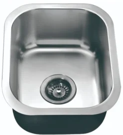 BS1215 14" Single Bowl Undermount 18 Gauge Stainless Steel Bar Sink