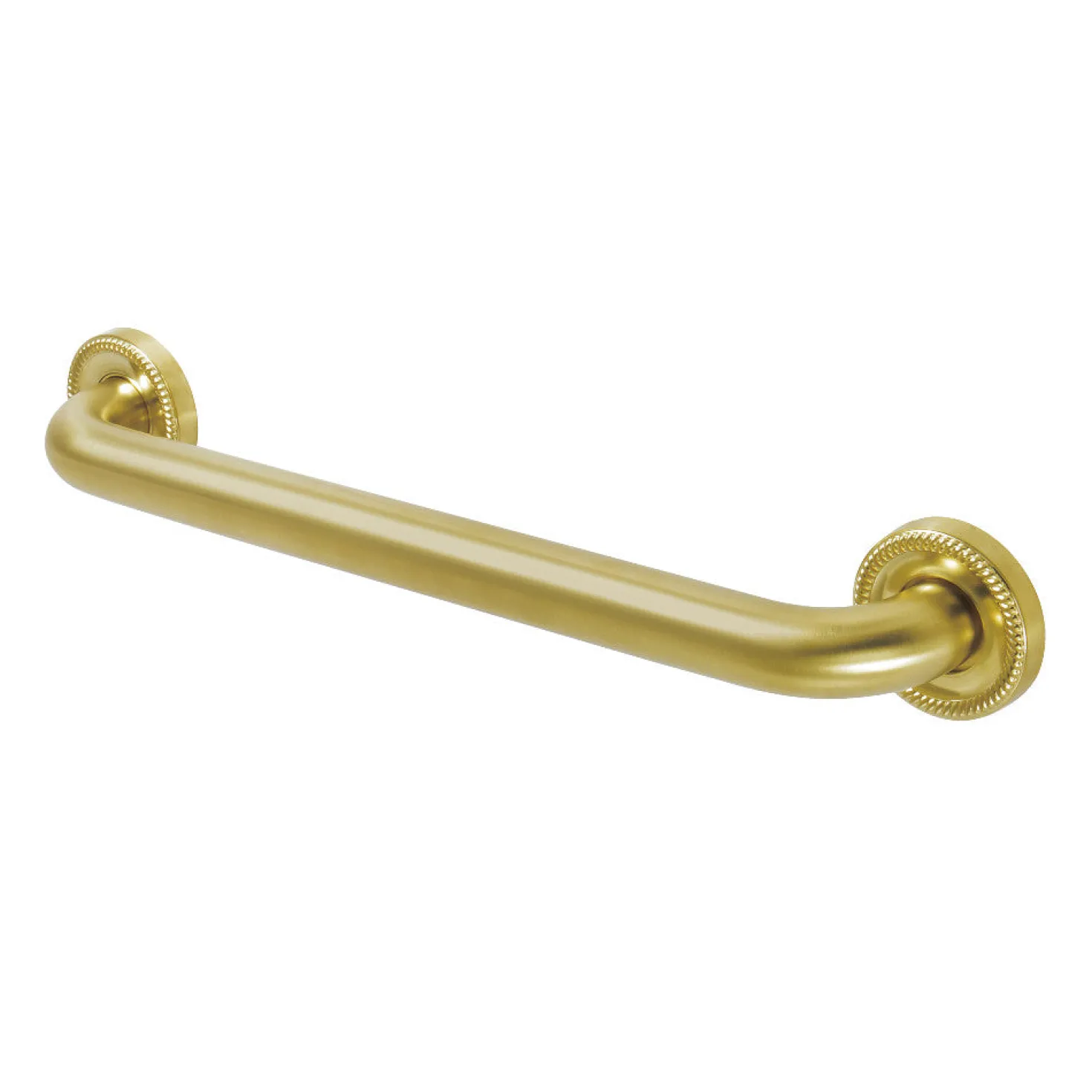Camelon 16" Brass Decorative Grab Bar in Brushed Brass