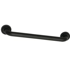 Camelon 18" Brass Decorative Grab Bar in Matte Black