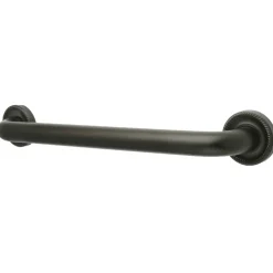 Camelon 18" Brass Decorative Grab Bar in Oil Rubbed Bronze