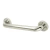Camelon 12" Brass Decorative Grab Bar in Polished Nickel