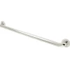 Camelon 30" Brass Decorative Grab Bar in Polished Nickel