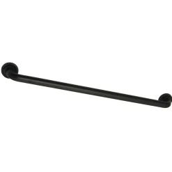 Camelon 30" Brass Decorative Grab Bar in Matte Black