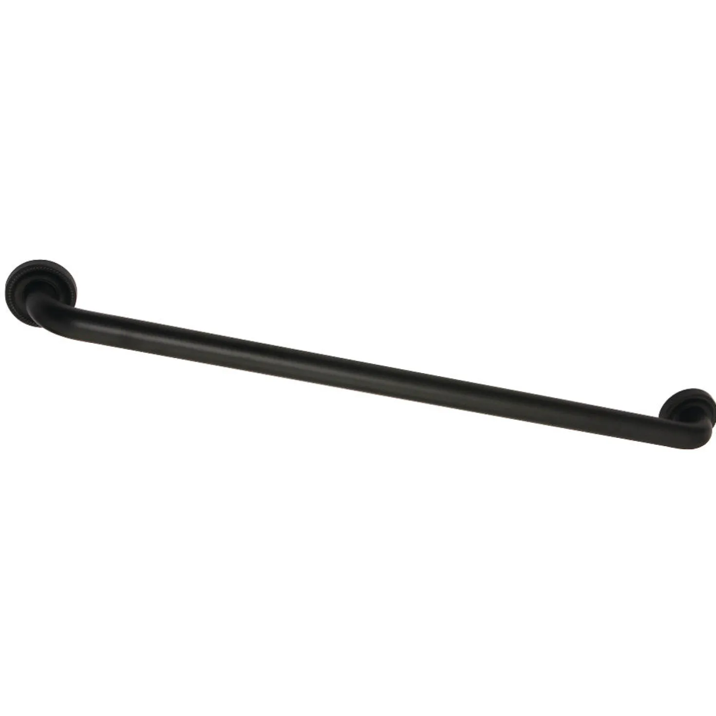 Camelon 30" Brass Decorative Grab Bar in Matte Black