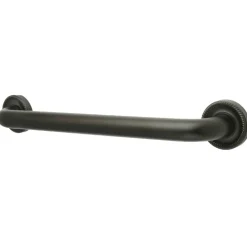 Camelon 16" Brass Decorative Grab Bar in Oil Rubbed Bronze